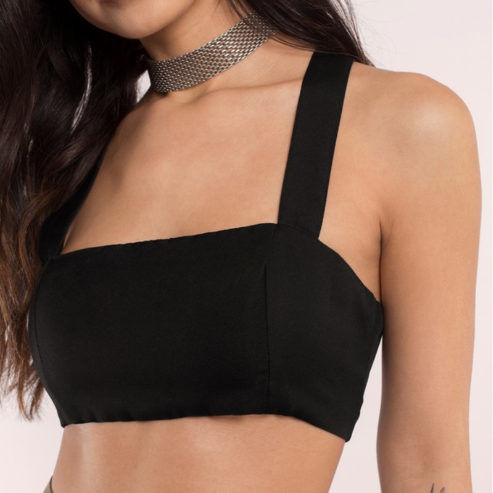 Tobi Black Crop Top